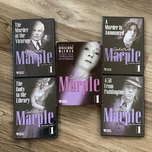 Agatha Christie Marple: Series 1 DVD Box Set Thrilling PBS Mystery Movie - Picture 4 of 9